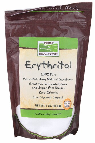 NOW Foods  Real Food Erythritol Perspective: front