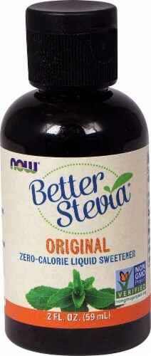NOW Foods BetterStevia® Liquid Sweetener Original Perspective: front
