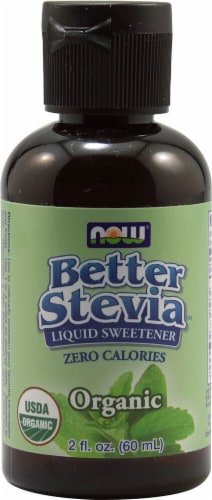 NOW Foods  BetterStevia® Organic Liquid Sweetener Perspective: front