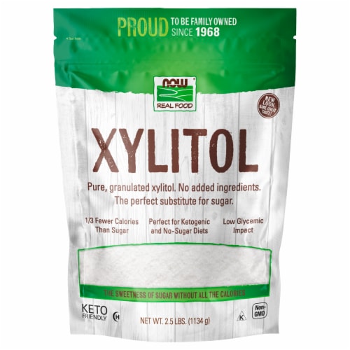 NOW Foods  Real Food Xylitol Perspective: front