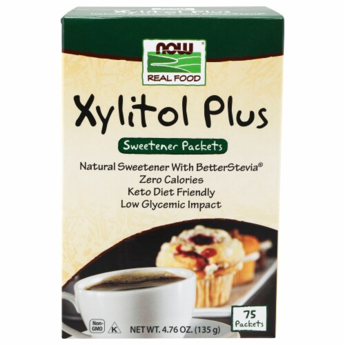NOW Foods  Real Foods Xylitol Plus Perspective: front