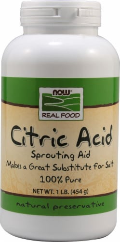 NOW  Real Food Citric Acid Perspective: front