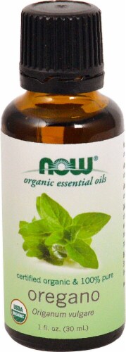 NOW® Oregano Organic Essential Oils Perspective: front