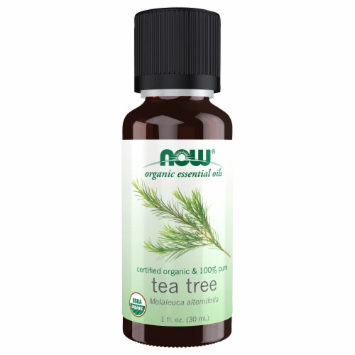 NOW® Organic Essential Oils Tea Tree Perspective: front