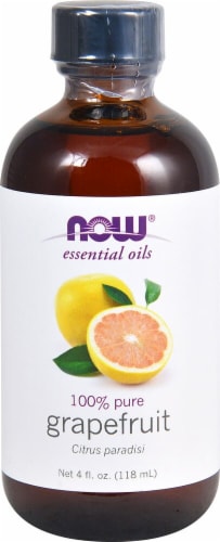 NOW®   Essential Oils Grapefruit Oil Perspective: front