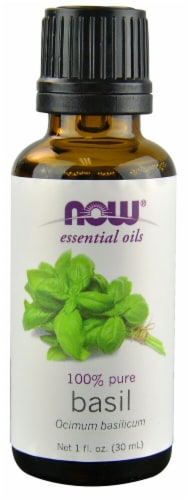 NOW®   Essential Oils Basil Perspective: front