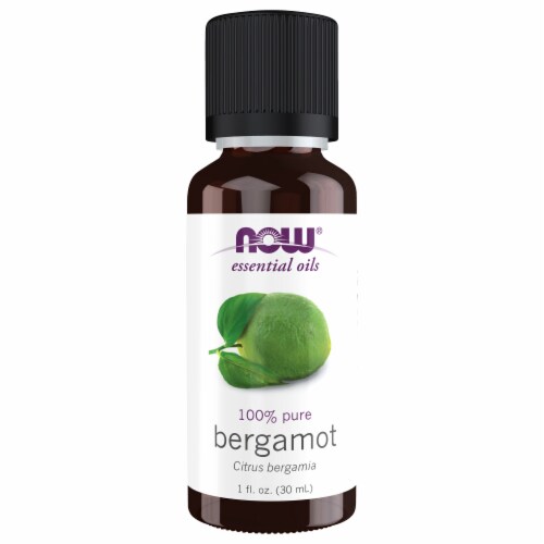 NOW® Essential Oils Bergamot Perspective: front
