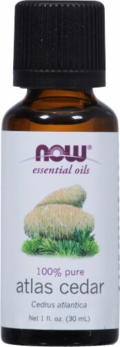 NOW® Essential Oils Atlas Cedar Oil Perspective: front