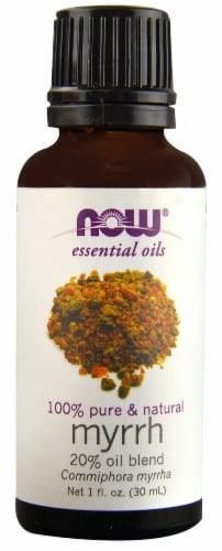 NOW®   Essential Oils Myrrh Perspective: front