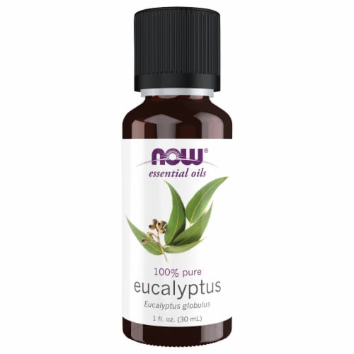 NOW® Essential Oils Eucalyptus Perspective: front