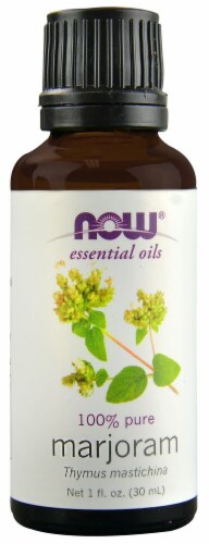 NOW®   Essential Oils Marjoram Perspective: front