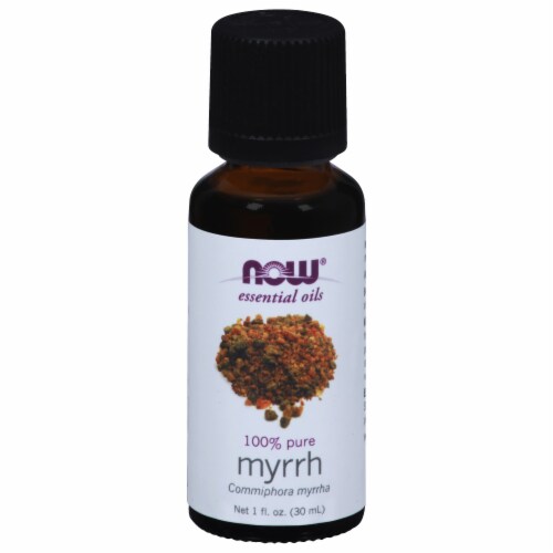 NOW® Essential Oils Myrrh Oil Perspective: front