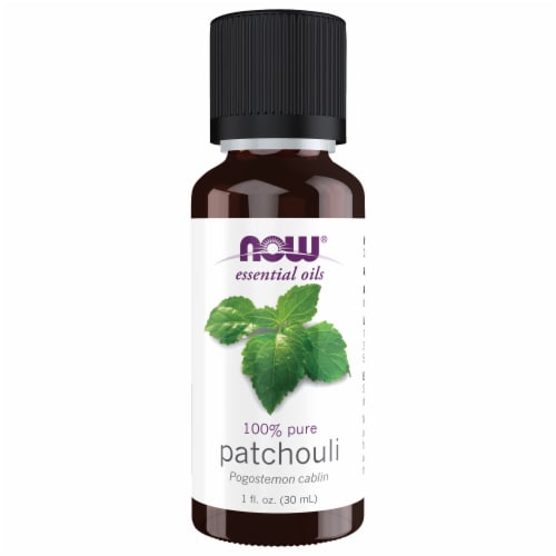 NOW® Essential Oils Patchouli Perspective: front