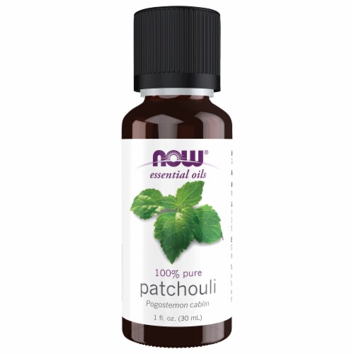 NOW® Essential Oils Patchouli Perspective: front