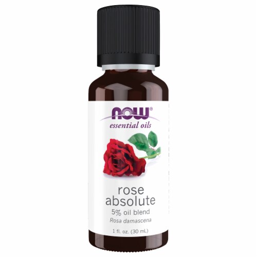 NOW® Rose Absolute Essential Oils Perspective: front