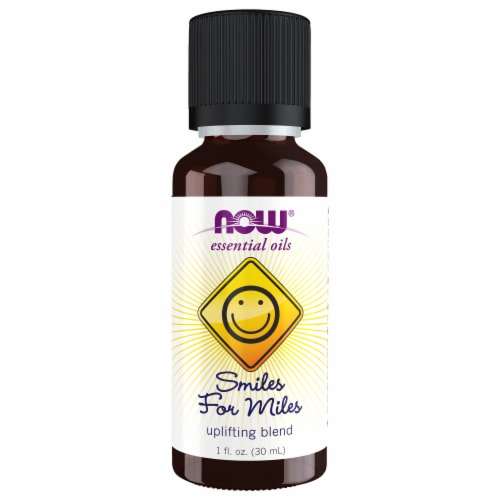 NOW® Essential Oils Smiles For Miles Uplifting Blend Perspective: front