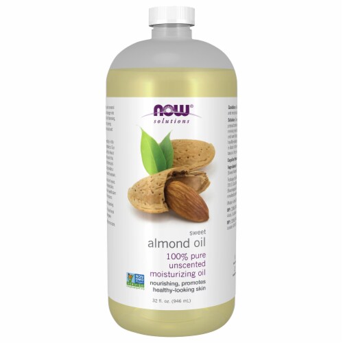 NOW® Sweet Almond Oil Perspective: front