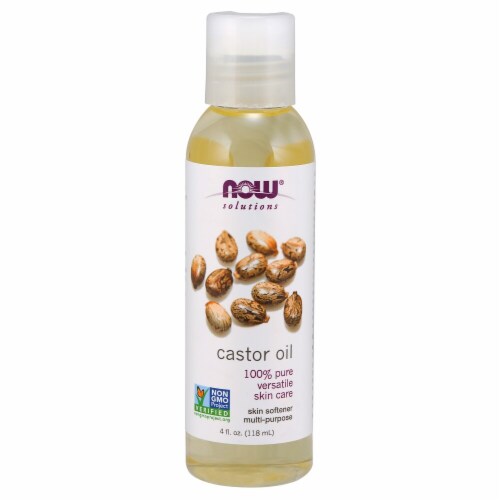 NOW®  Castor Oil Perspective: front