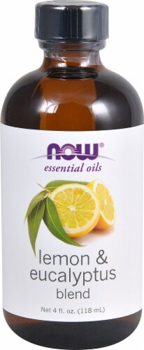 NOW®   Essential Oils Lemon & Eucalyptus Oil Blend Perspective: front