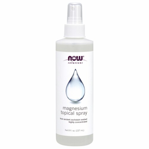 NOW® Magnesium Topical Spray Perspective: front
