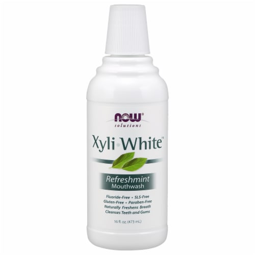 NOW®    Xyliwhite™ Mouthwash   Refreshmint Perspective: front