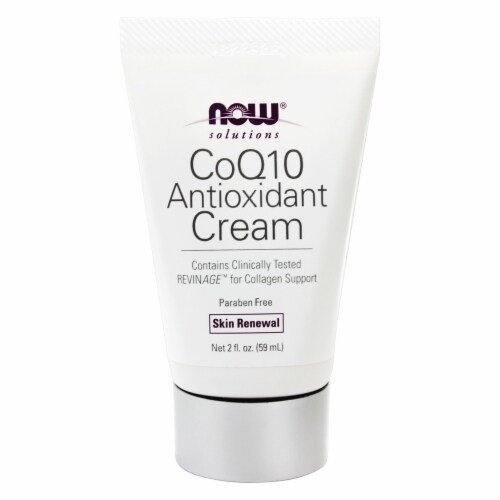 NOW® Solutions CoQ10 Antioxidant Cream Perspective: front