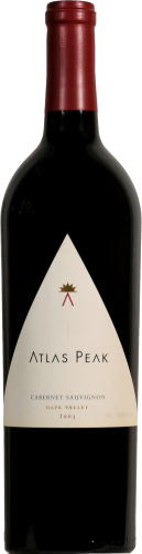 Atlas Peak Napa Cabernet Sauvignon Perspective: front