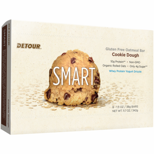 Detour Smart Cookie Dough Bars Perspective: front