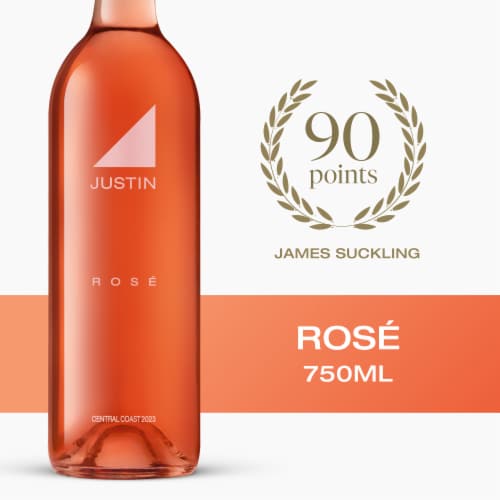 JUSTIN Rosé Central Coast Wine Perspective: front