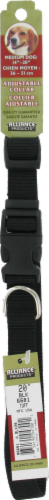 Alliance Black Medium Dog Collar Perspective: front