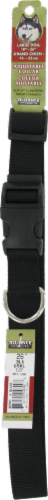 Alliance Black Large Dog Collar Perspective: front