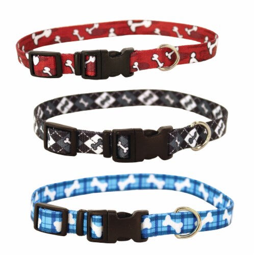 Alliance Assorted Bone Dog Collars Perspective: front