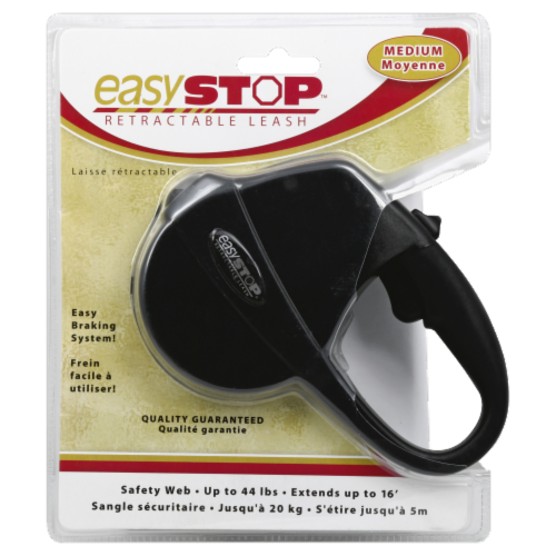 Easy Stop™ Retractable Leash Assorted Medium Perspective: front