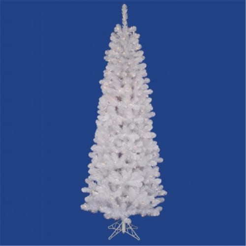8.5' x 40  White Salem Pencil 450LED WmW Perspective: front