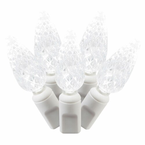 50Lt LED Pure Wh/WW C6 EC Set  25'L - X6W8509PBG Perspective: front