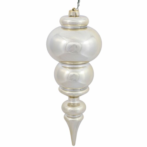 14  Champagne Shiny Finial UV Drilled - N150638DSV Perspective: front