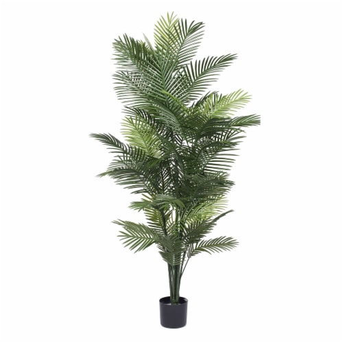 Vickerman T160872 UV Robellini Tree X7 Palm with 57 Leaves - 72 in. Perspective: front