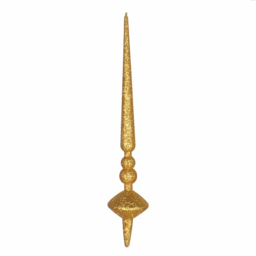 12  Antique Gold Glitter Cupola Finial 3 - M183330G Perspective: front