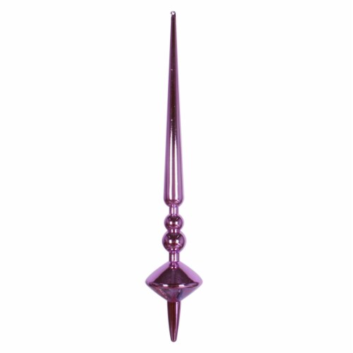 18  Orchid Shiny Cupola Finial 2/Bag Perspective: front