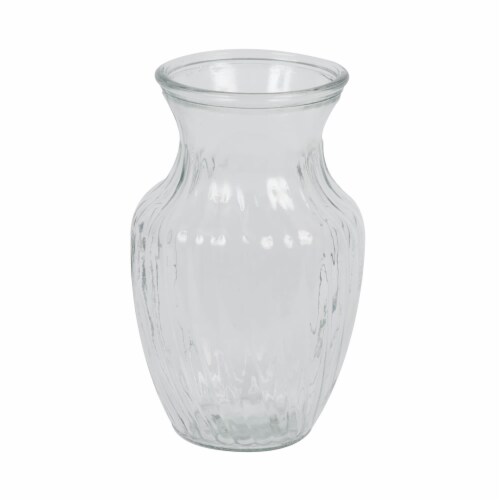8  Clear Rose Vase Set/2 - LG184401 Perspective: front