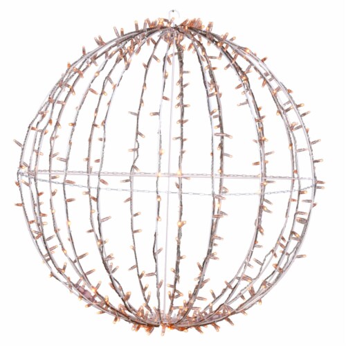 480Lt X 40  Yellow Jumbo Led Sphere Perspective: front