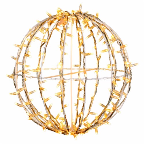 180Lt X 20 Warm White Twinkle Ledsphere Perspective: front