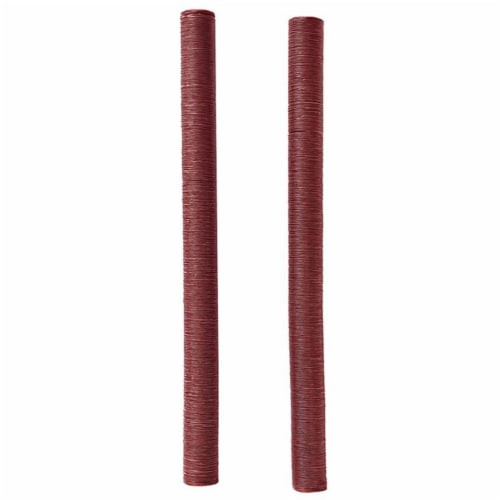 LEM 9007295 16 lbs Pegged Mahogany Smoked Edible Collagen Casing - Case of 6 Perspective: front