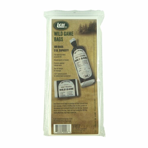 LEM 2 Lb Wild Game Bags - 100 Count