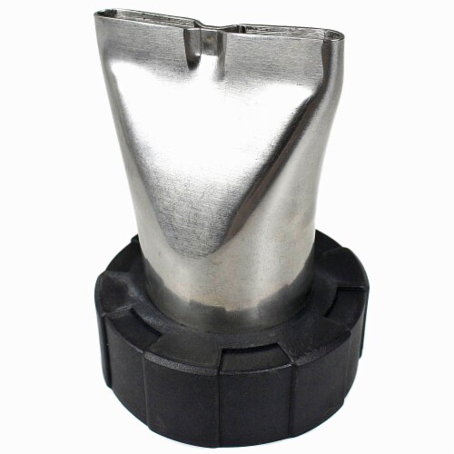 LEM Jerky Cannon Double Slotted Jerky Nozzle 1 3/16 x 3/16 Stainless Steel 468A Perspective: front