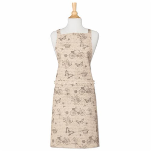 Heritage Lace NS-APR1 26 x 34 in. Natures Script Apron Perspective: front