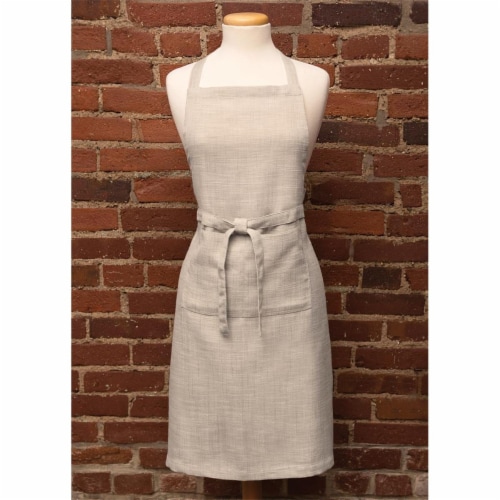 Heritage Lace FNW-APRO 26 x 34 in. Natural Wovens Apron, Oyster Perspective: front