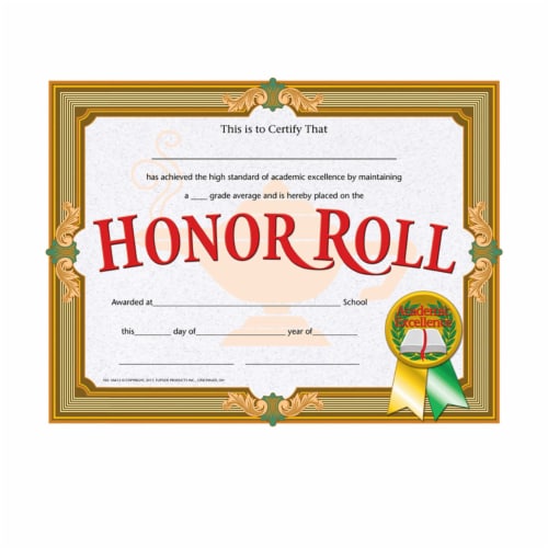 hayes-school-publishing-h-va612-certificates-honor-roll-36-pk-8-1-2-x-11-inkjet-laser-1-fred