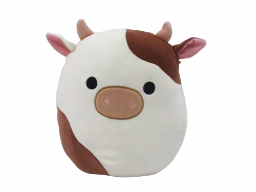 Squishmallows Cow Plush - White/Brown, 12 in - City Market