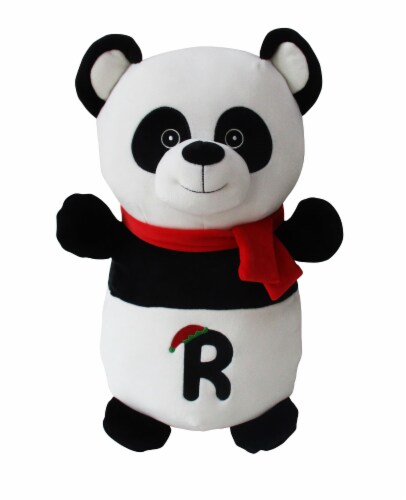 Squishmallows Hug Mees R Monogram Panda Bear Plush Perspective: front